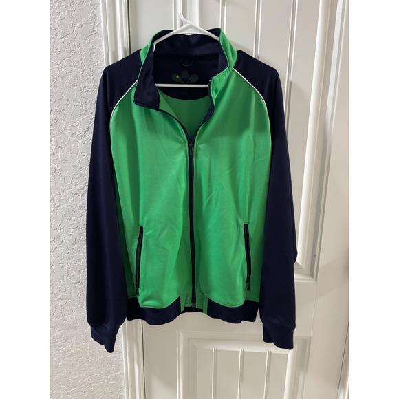 Brooks Brothers Other - Brooks Brothers ProSport Track Jacket Full Zip Athletic‎ Green Navy L